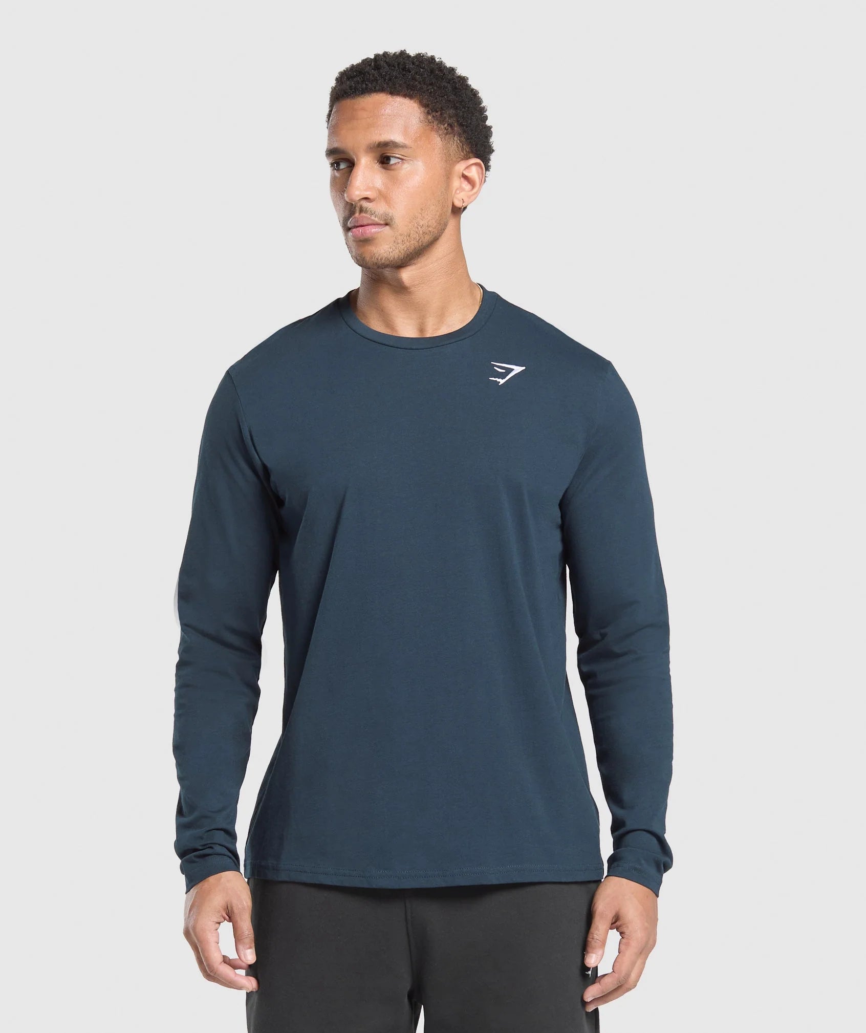 Crest Long Sleeve T-Shirt - Azul
