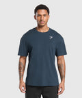 Crest T-Shirt - Azul Marino