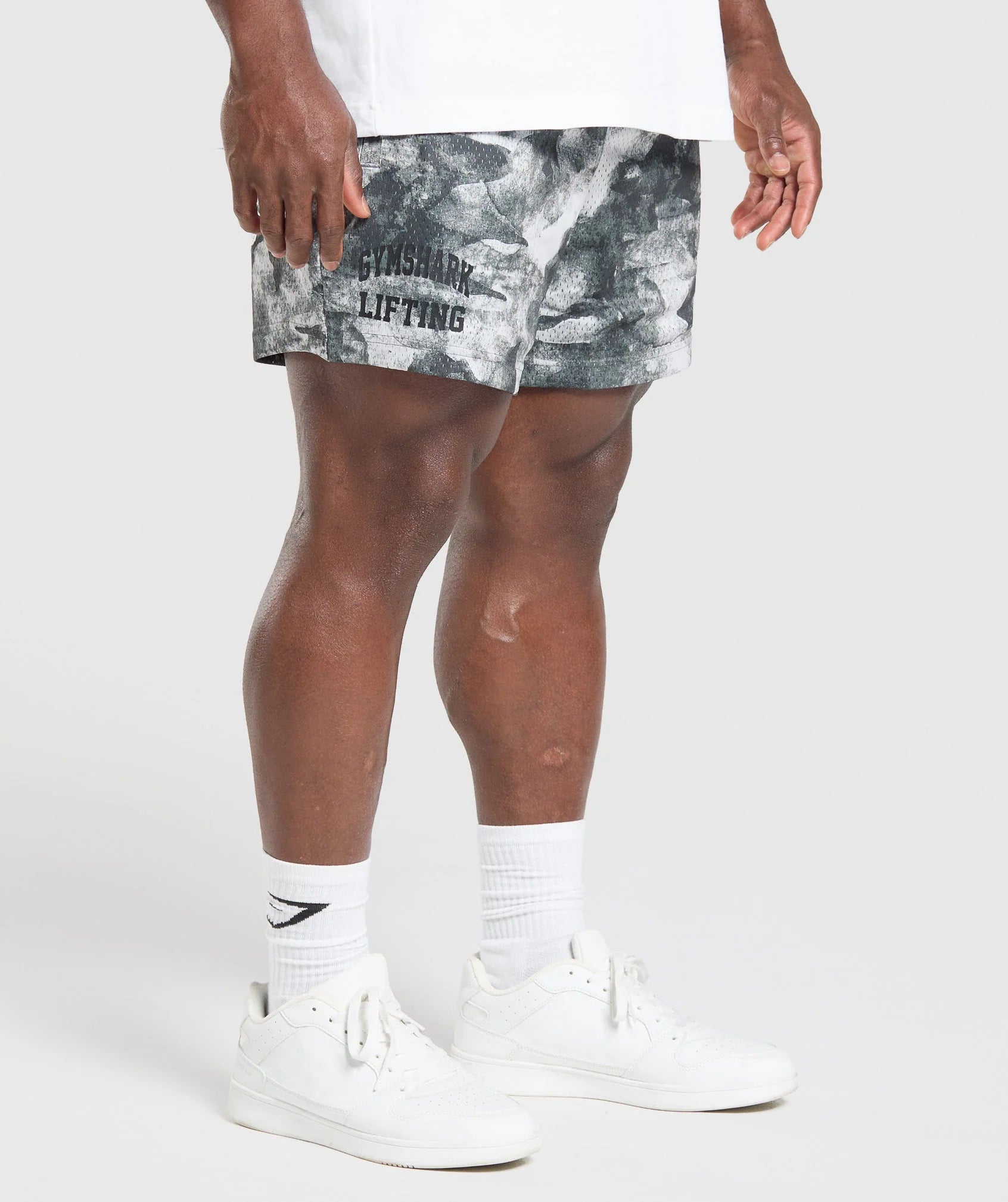 Lifting Mesh 5" Shorts - Metal Gris