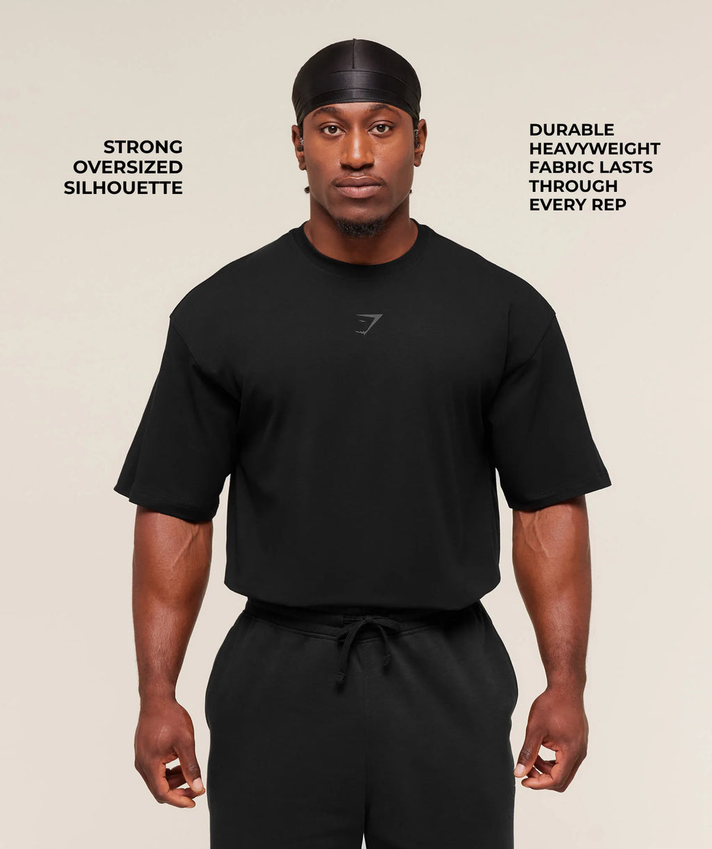 Power T-Shirt Oversized - Negro