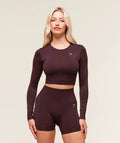 Everyday Seamless Long Sleeve Crop Top – Guinda
