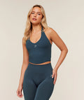 Halter Neck Cami – Azul